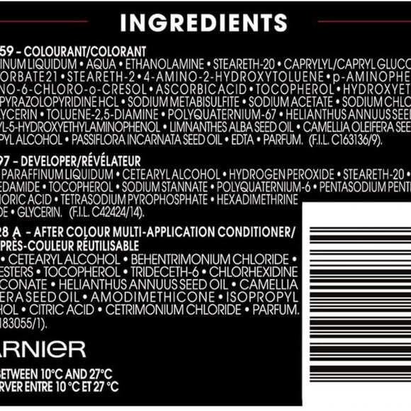 Garnier Olia Permanent Oil Powered Hair Color, 4.62 Dark Garnet Red - Picture 3 of 8